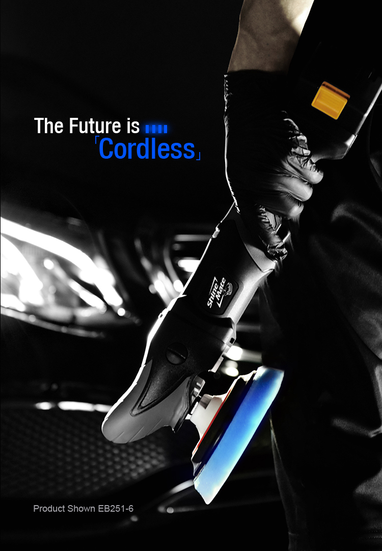 ShineMate Polérmaskin EB251-6. Roterande. Sladdlös