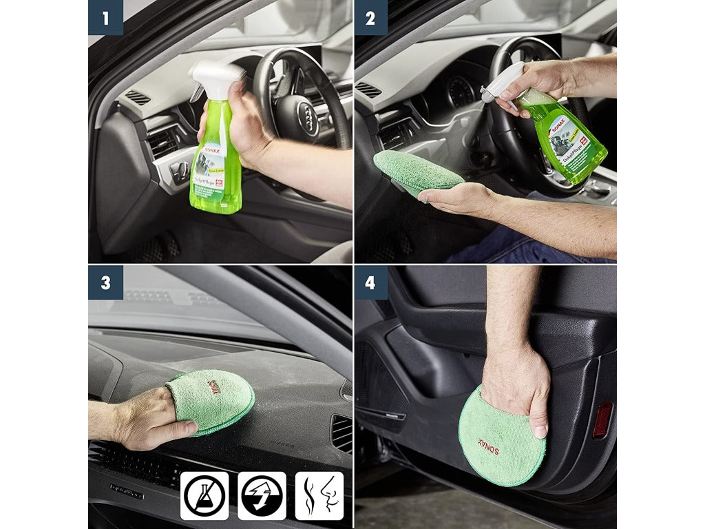 SONAX Cockpit Spray Matt – Green Lemon, 500 ml