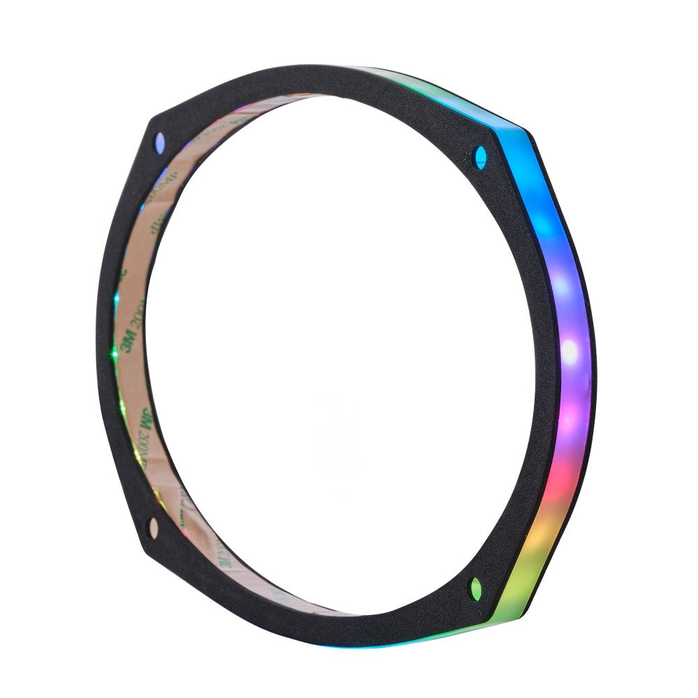 DS18 DLRING69, 6x9tums digtal RGB LED-ring för högtalare/basar