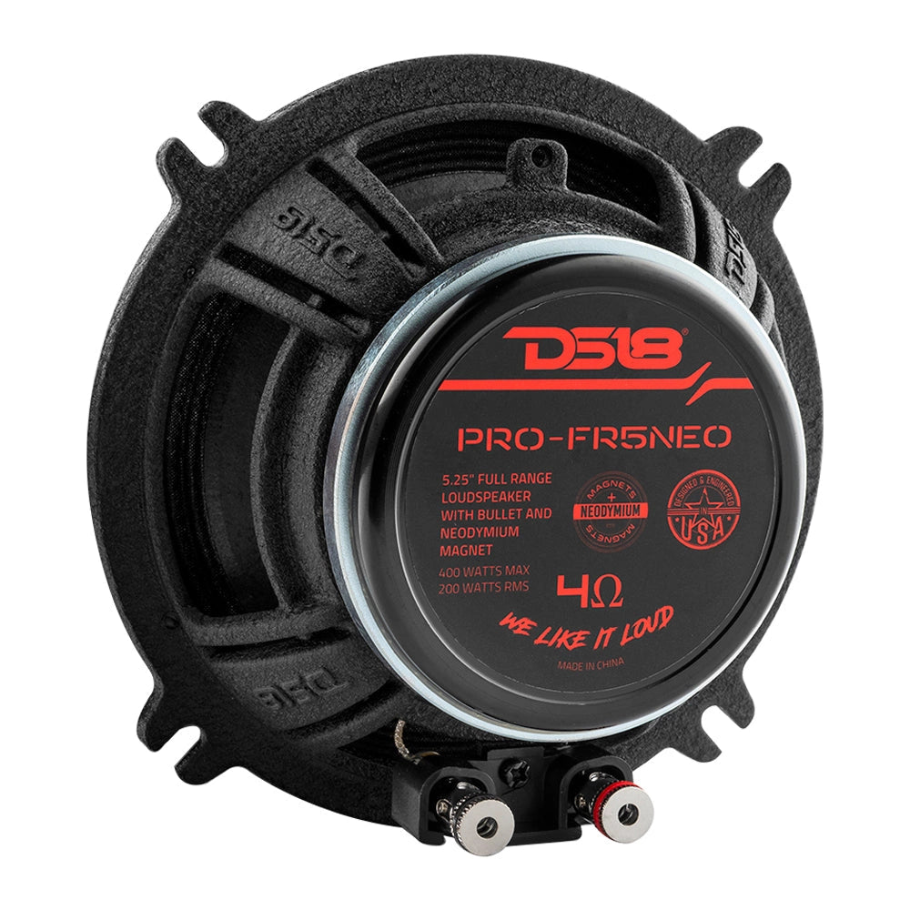 DS18 PRO-FR5NEO, 5.25" SPL-högtalare med neo-magnet