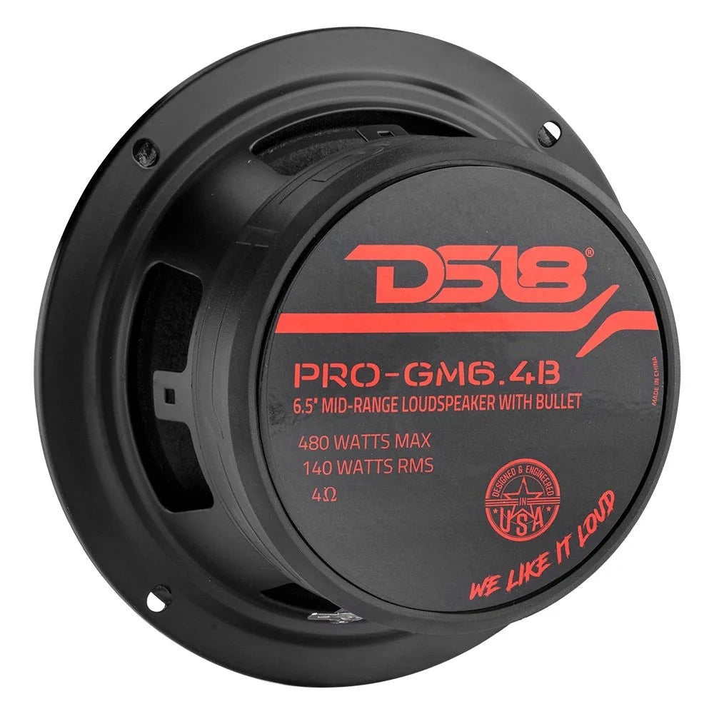 DS18 PRO-GM6.4B 8x6.5" Amp kit, Maxat raggarpaket