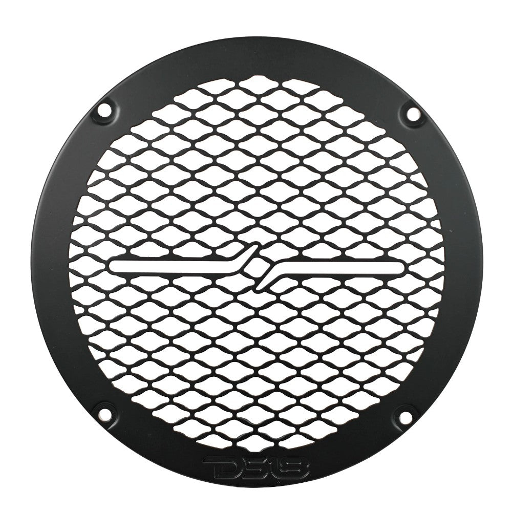 DS18 PRO-GRILL6MS/BK, slimmat 6.5 tums högtalargaller i metall, svart