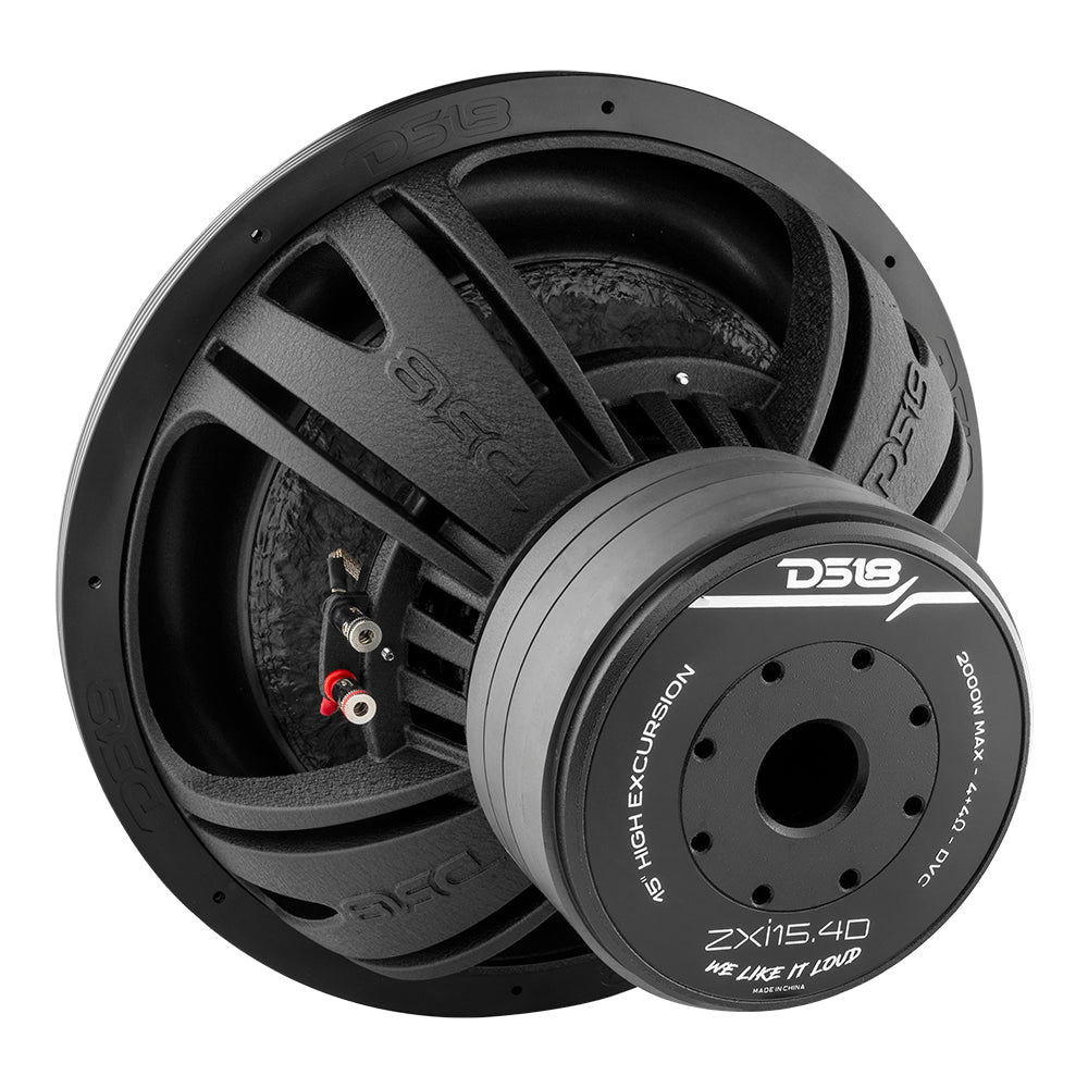 DS18 ZXI15.4D, långslagigt 15 tums baselement