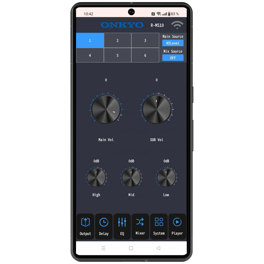 GAS MAX A2-100.2 och Onkyo R-MS10, 6-kanalig DSP, förstärkare och Bluetooth