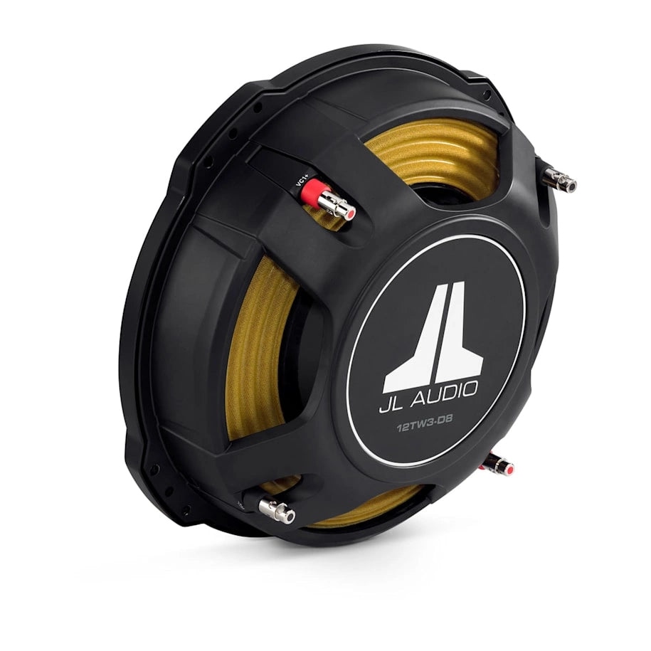 2-pack JL Audio 12TW3-D8, slimmat 12 tums baselement