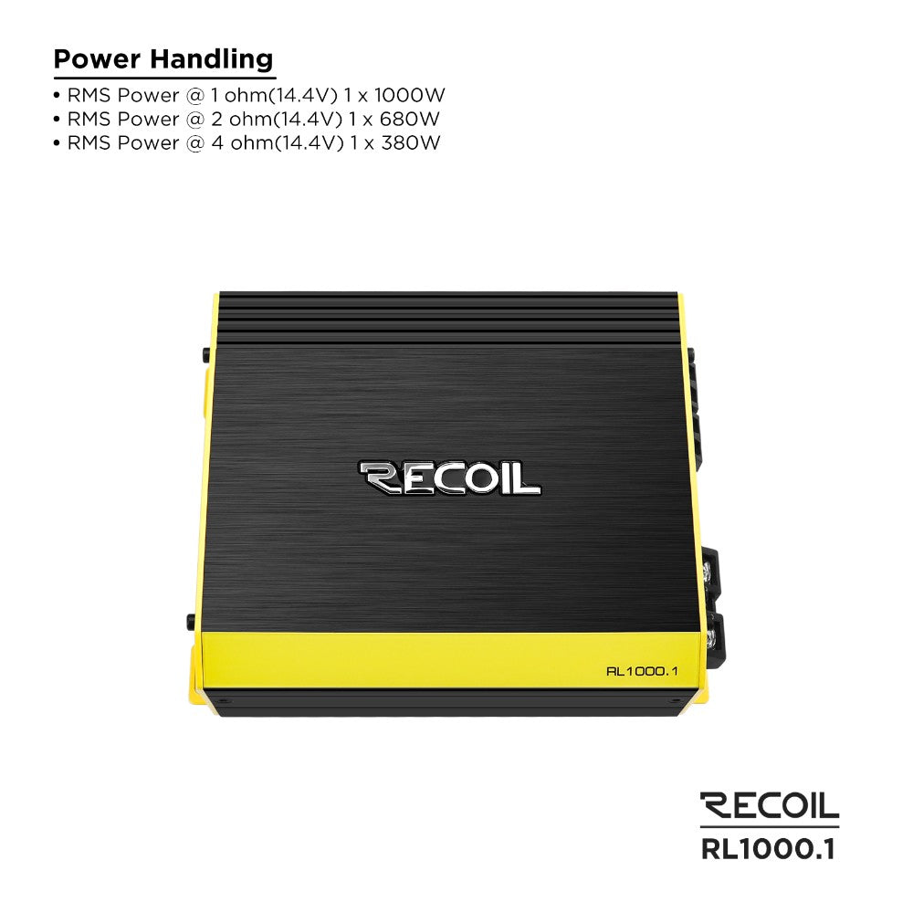 Recoil RL1000.1, monoblock