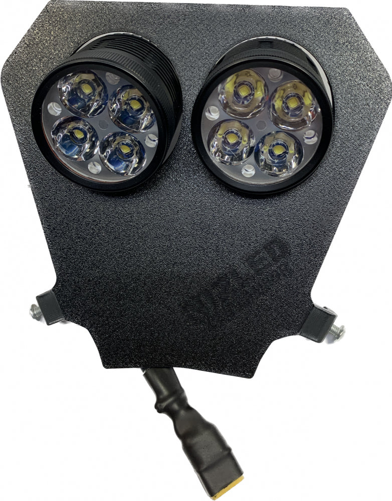 Lampfäste kallvit KTM 2017-2019, 72w med 2st NIZLED R40DRL