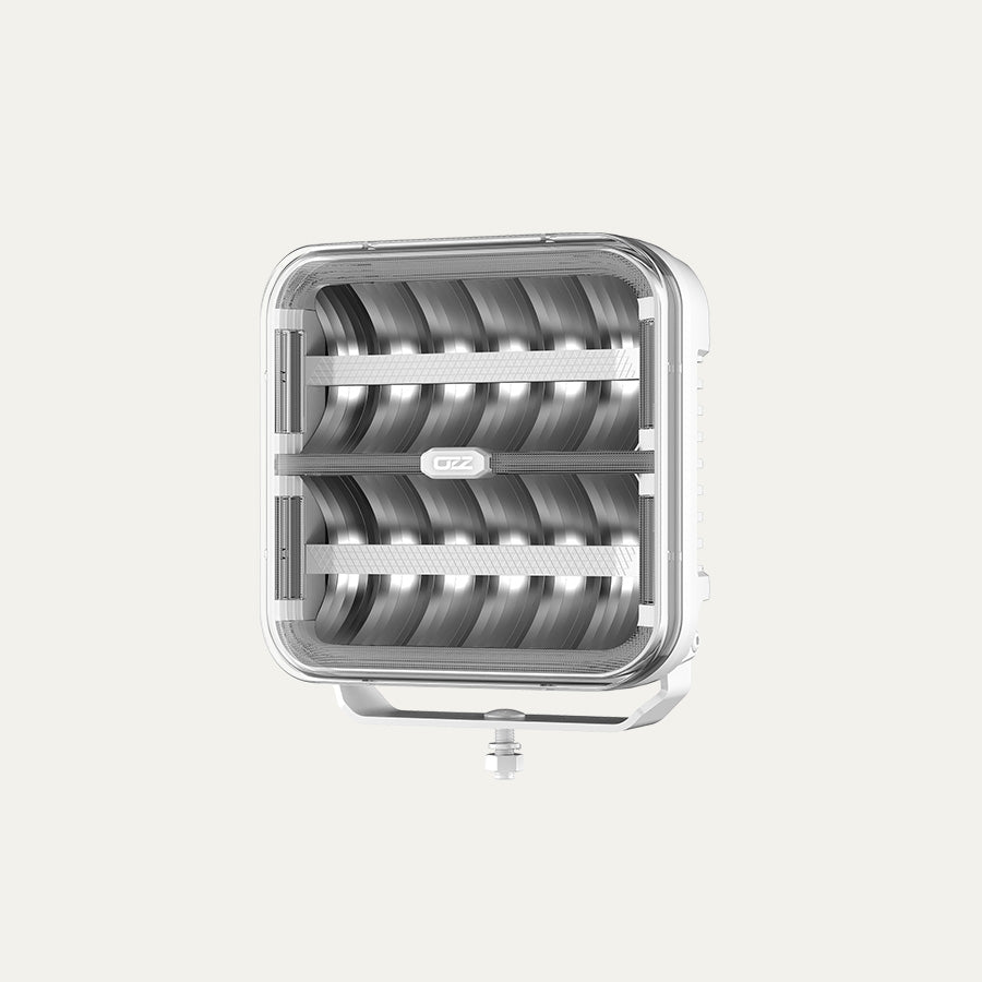 OZZ SQR 9″ LED Extraljus Vit