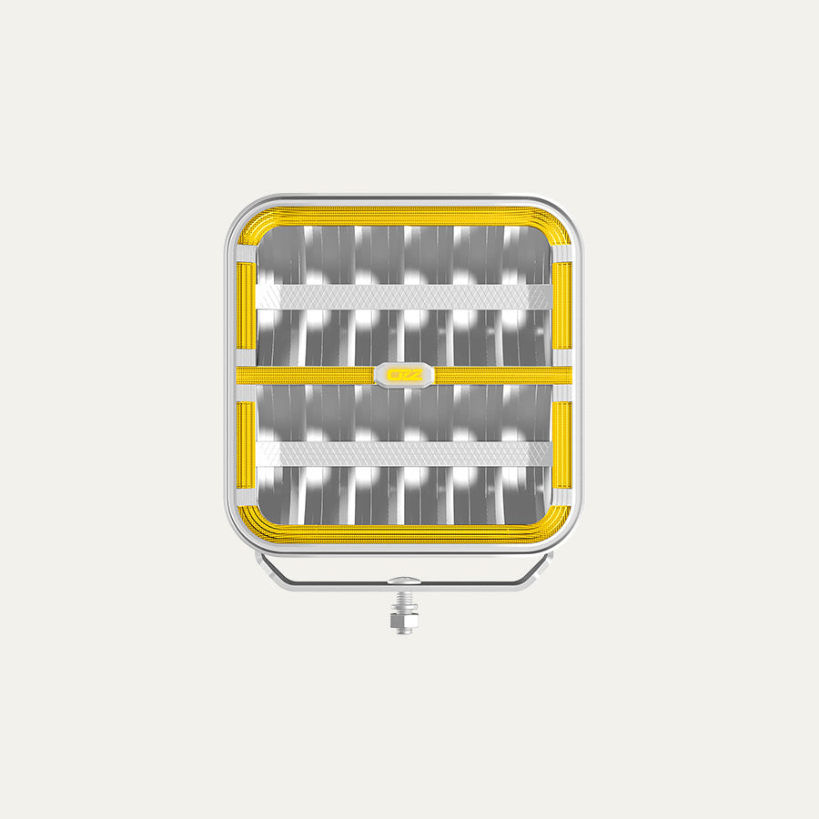 OZZ SQR 9″ LED Extraljus Vit