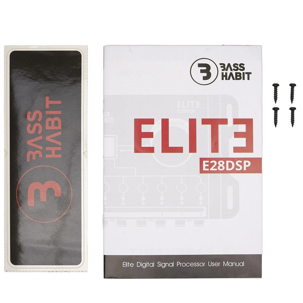 Bass Habit Elite E28DSP, kraftfull ljudprocessor