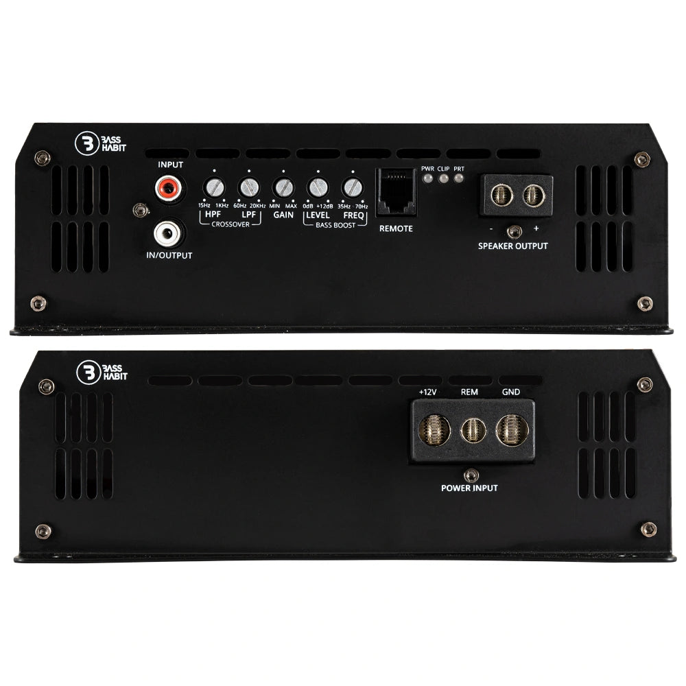 Bass Habit SPL ELITE 1200.1DF med Tershine Purify S