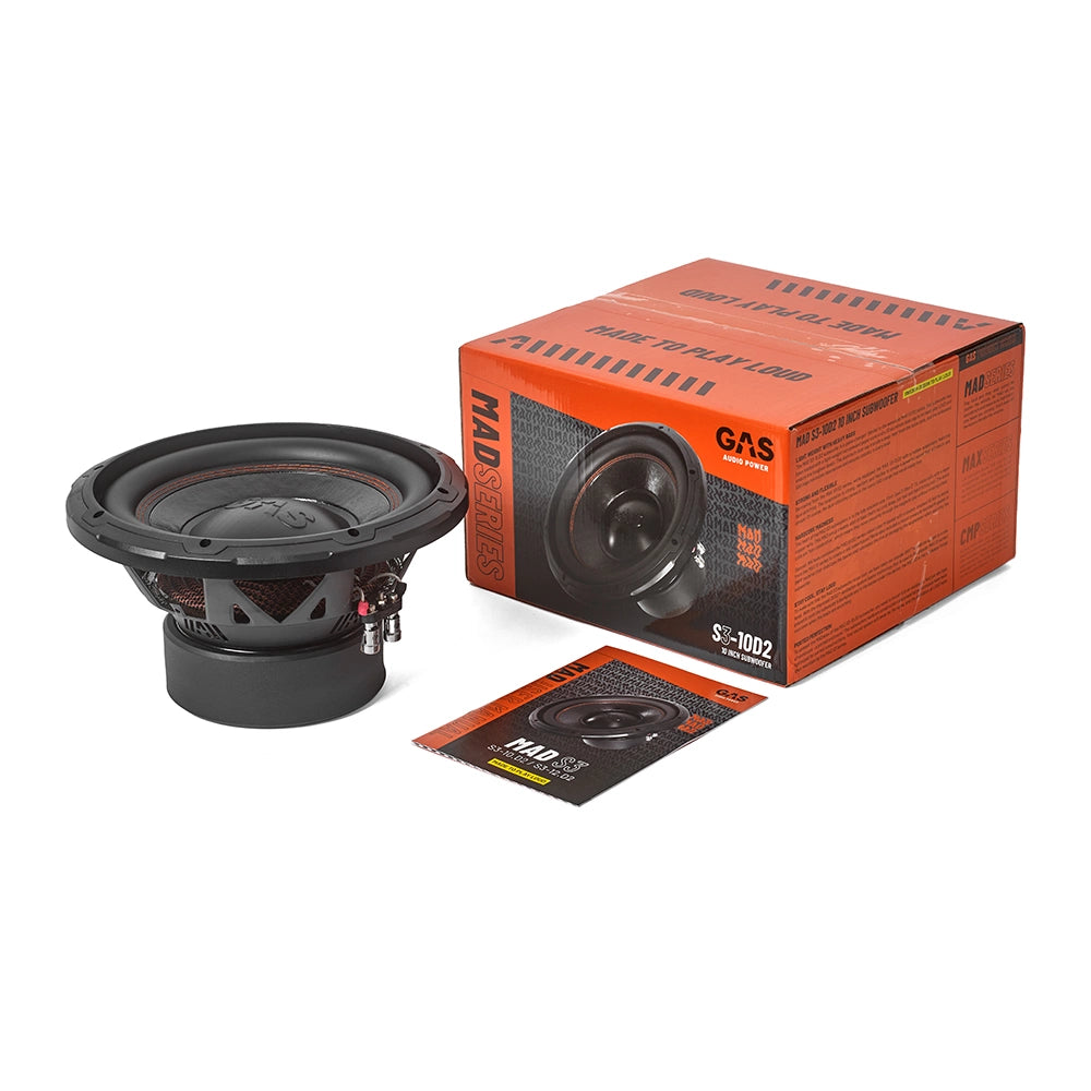 GAS MAD S3-10D2, 10" baselement