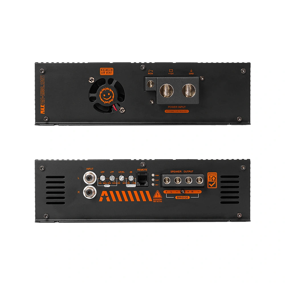 GAS MAX PA1-1500.2DZ1, kompakt tvåkanaligt fullregistersteg