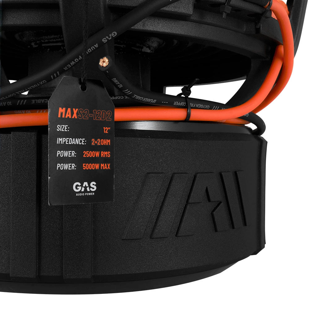 GAS MAX S2-12D2, brutalt 12" baselement