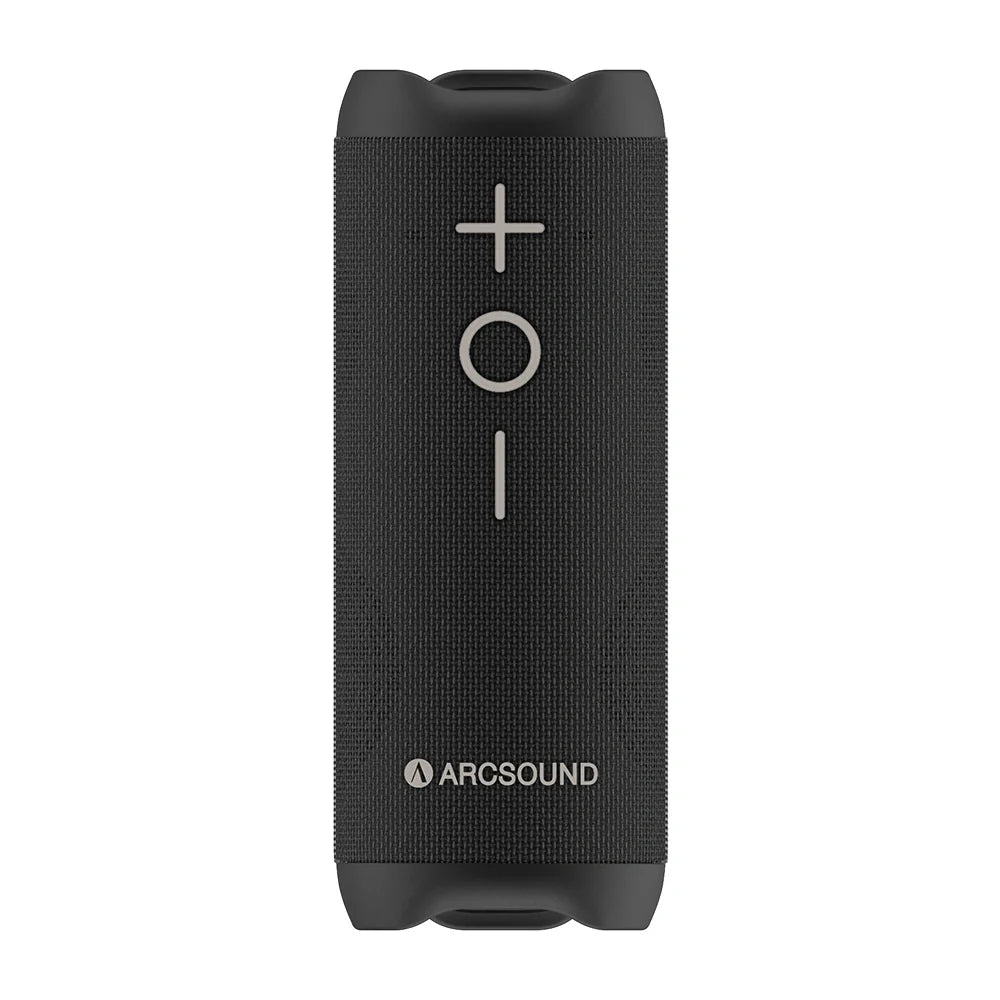 Arcsound EDGE kraftfull bärbar högtalare med Bluetooth, svart