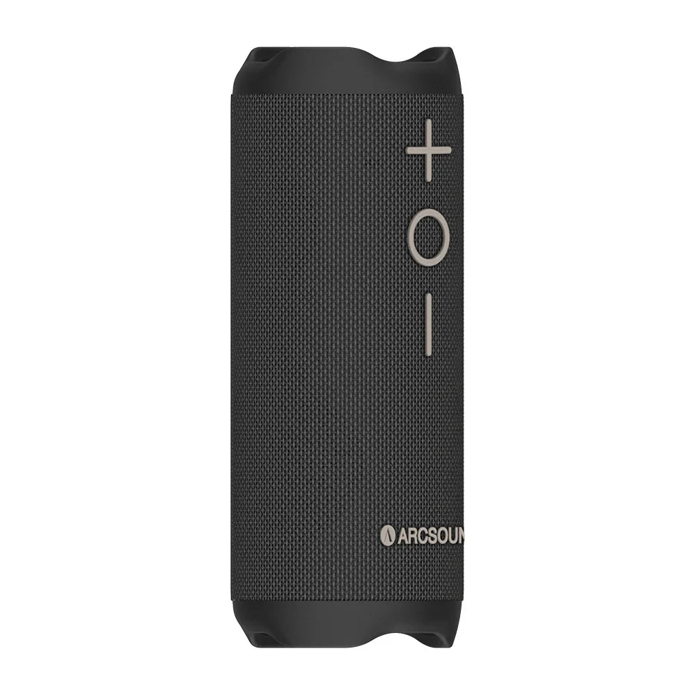 Arcsound EDGE kraftfull bärbar högtalare med Bluetooth, svart