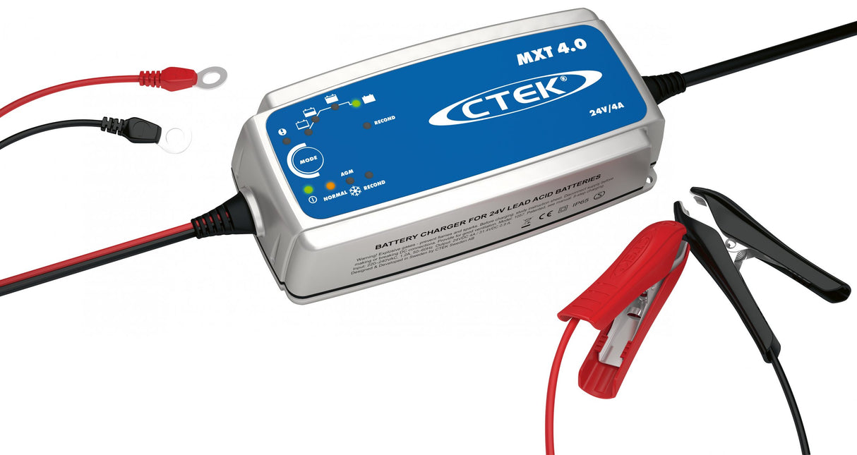 CTEK MXT 4.0 – Professionell 8-stegs Batteriladdare för 24V-system