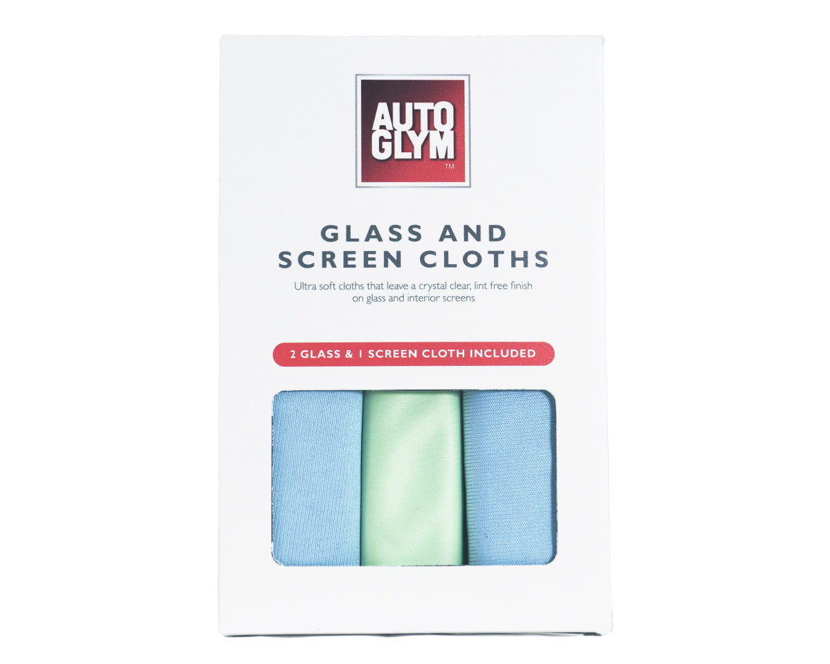 Autoglym Glass & Screen Cloths 3 pk.