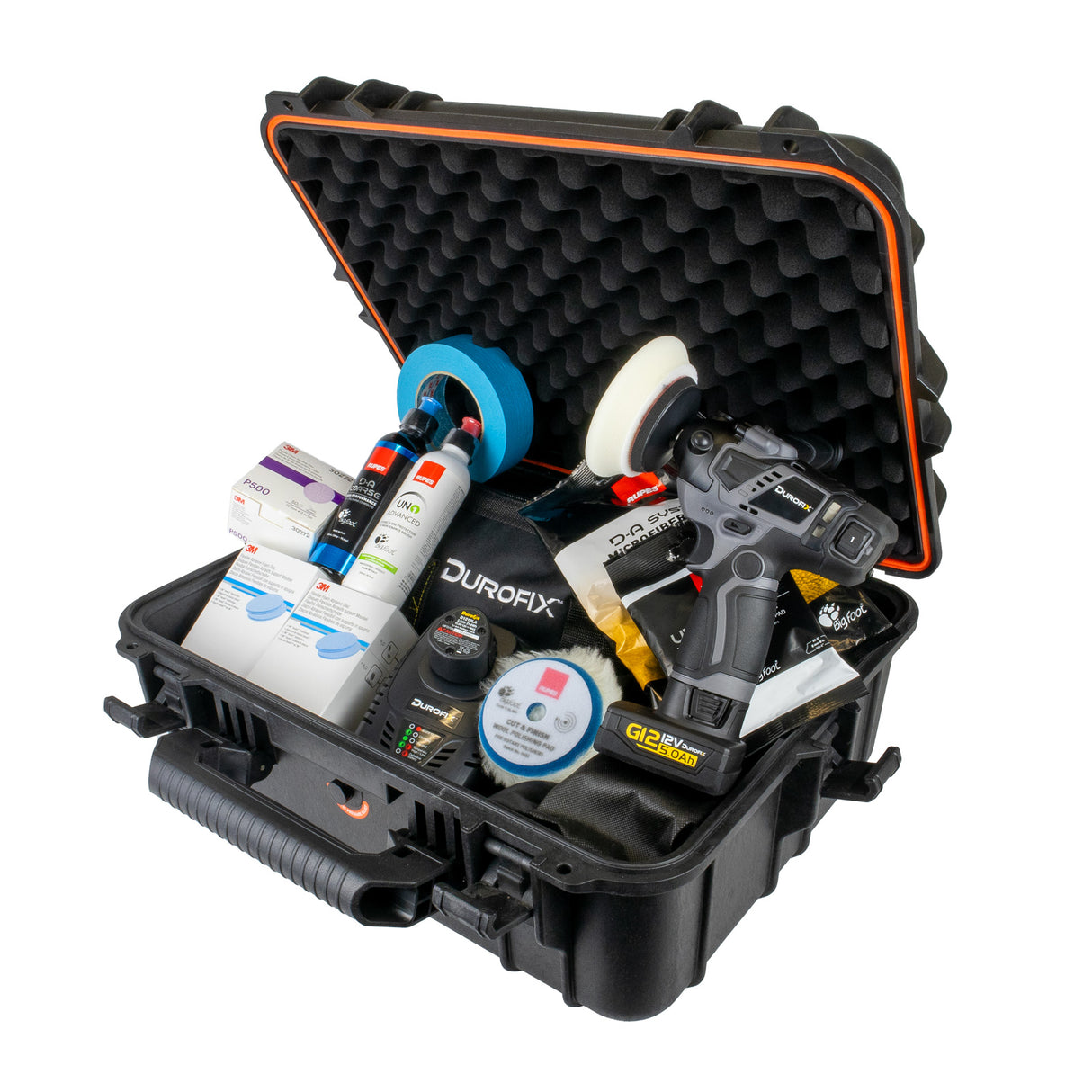 Lyktpolerkit Batteri – Komplett proffslösning med Durofix, 3M och Rupes