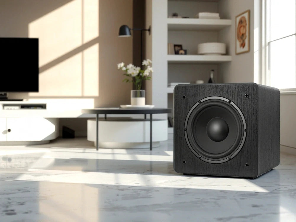 Dynavoice Challenger Sub 8 aktiv subwoofer, Svart ask