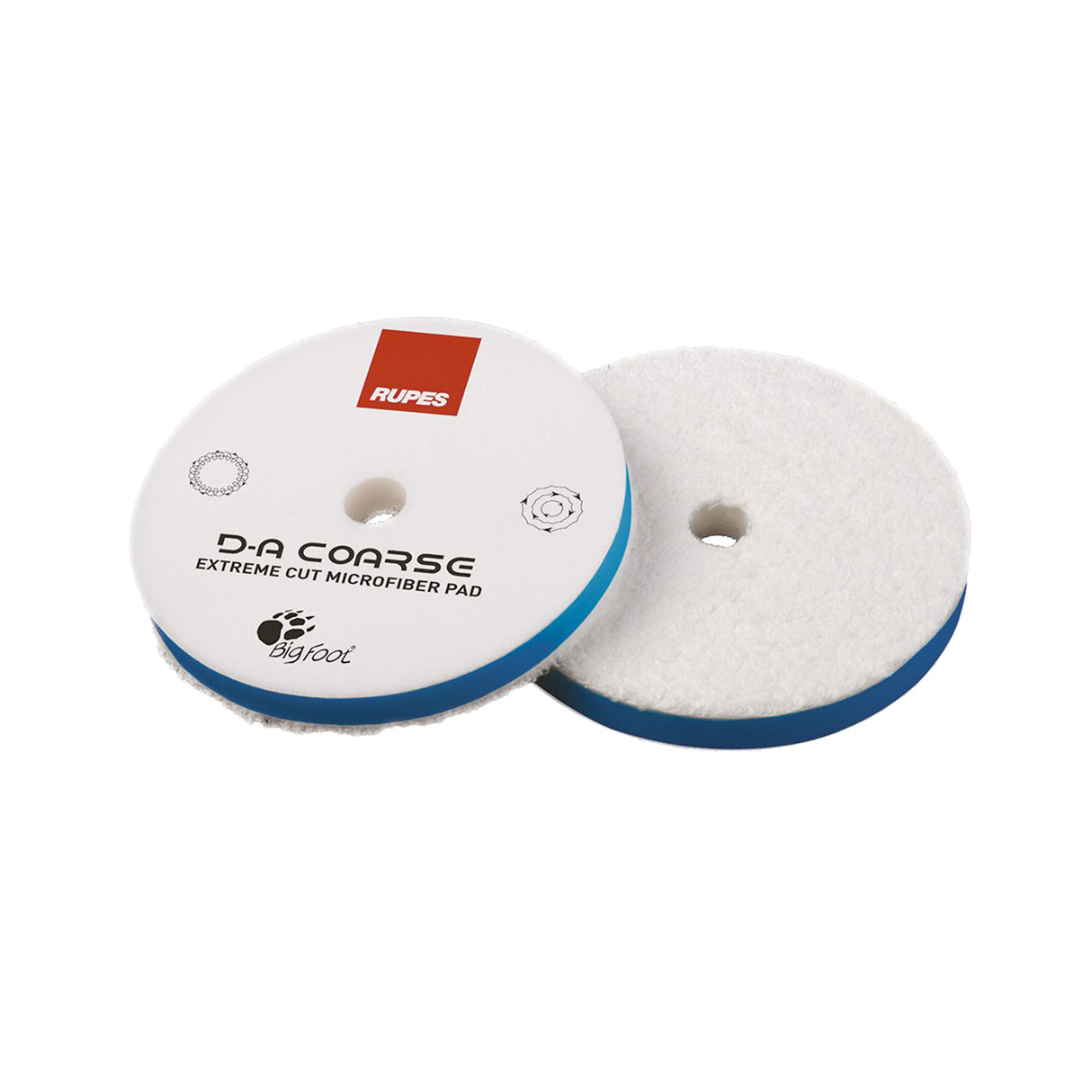 Mikrofibertrissa Rupes, Blue - Dual Action, 80 mm (9.MF80H)