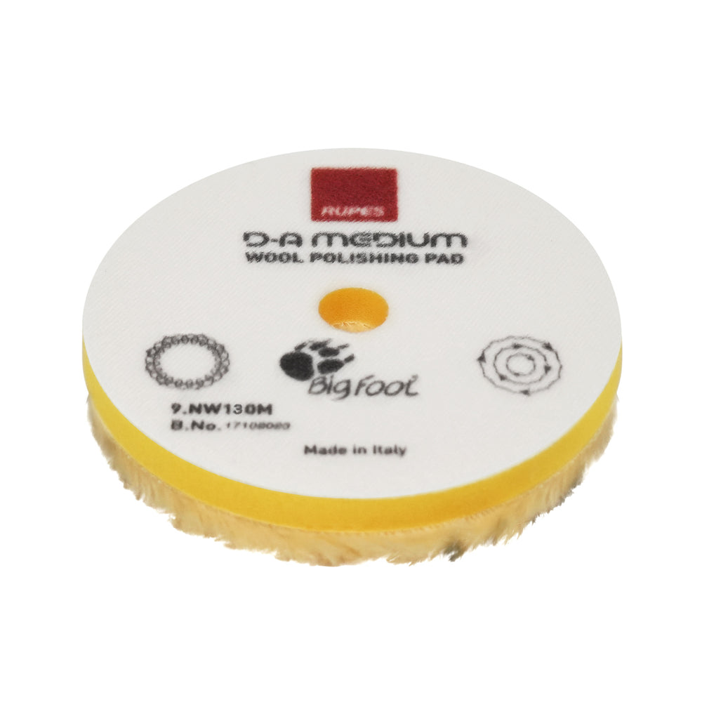 Ullrondell Rupes D-A Medium Wool - Oscillerande, 130 mm (NW130M)