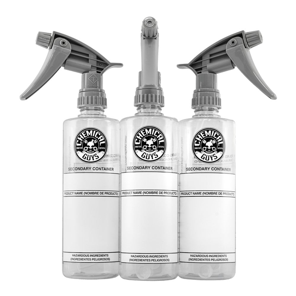 Chemical Guys Secondary Container Dilution Bottle – 3-pack