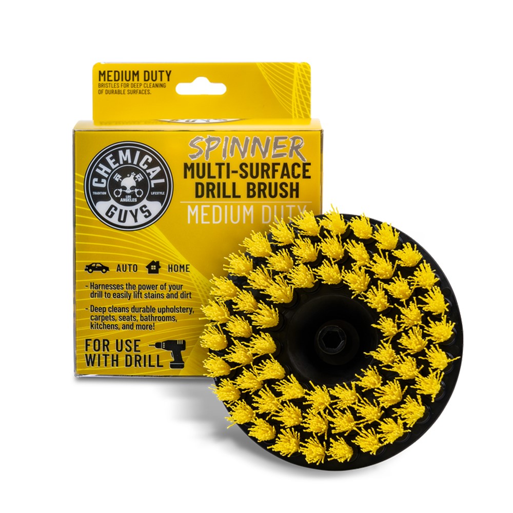 Rengöringsborste Chemical Guys Spinner Carpet Drill Brush, Medium Duty