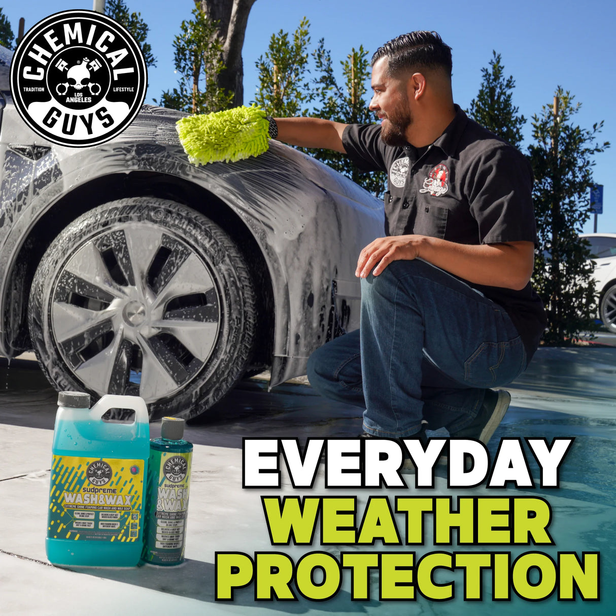 Chemical Guys Bilschampo Sudpreme Wash & Wax, 3,7 l
