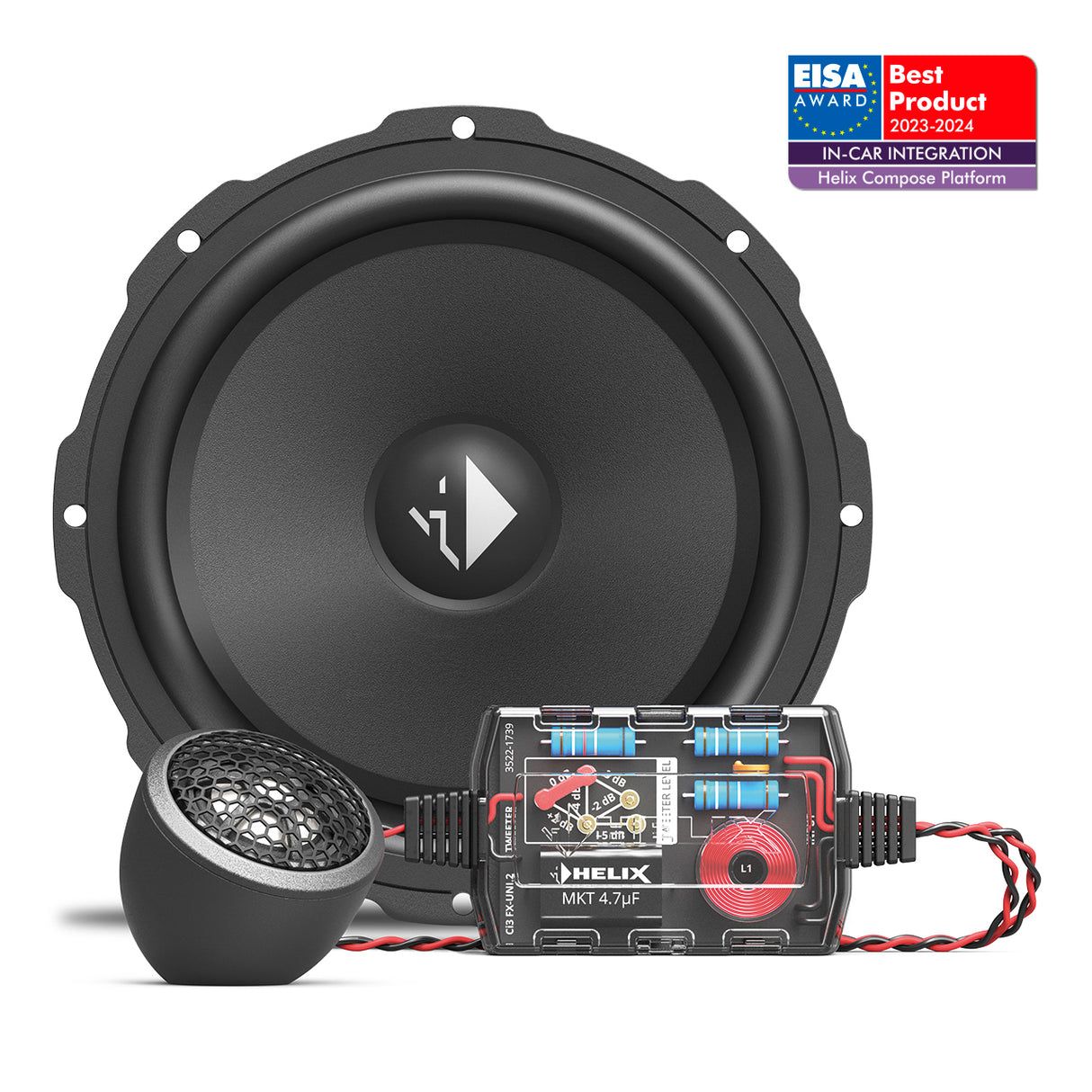 Helix Compose Ci3 K165.2FM-S2 (2 Ohm), mångsidigt 6.5 tums kitsystem