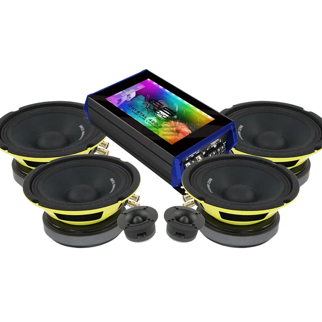 GS Audio 420.2 + 4x6,5 gzcm SPL paket