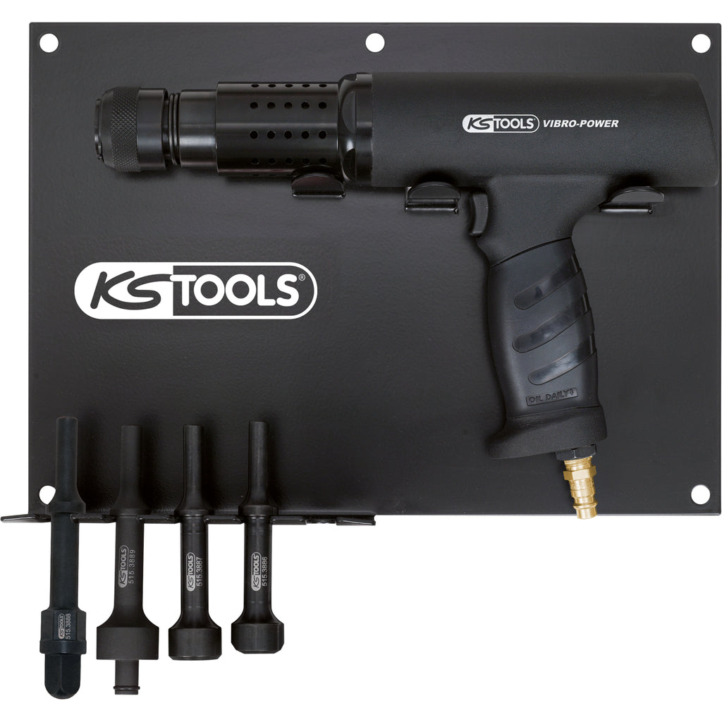 KS TOOLS KS515.3880 Vibro Impact Mejselhammarsats – 6-delar