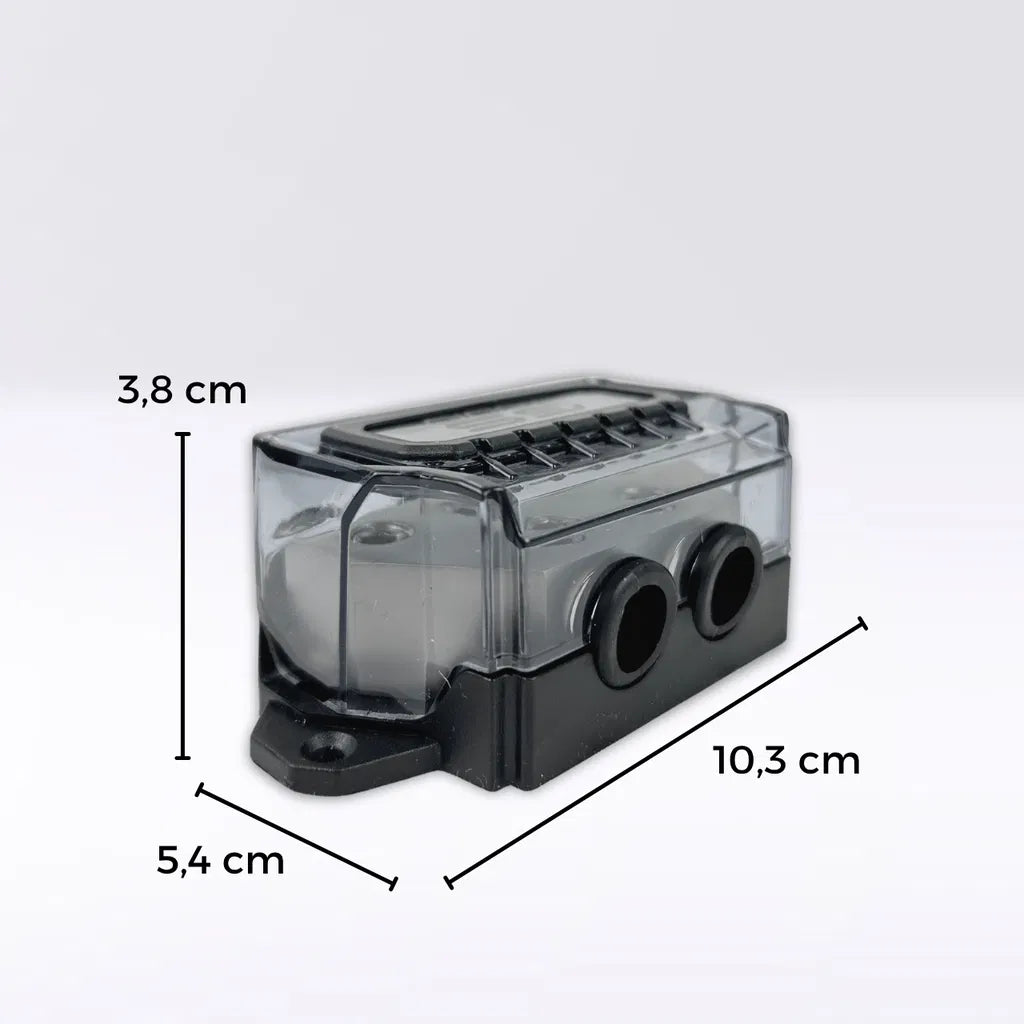 6-Way Power Distribution Block GS Audio | IN/OUT: 6x35