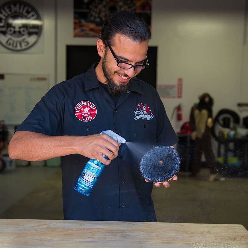 Chemical Guys Foam And Wool Citrus Based Pad Cleaner rengöring av polertrissor, 473 ml