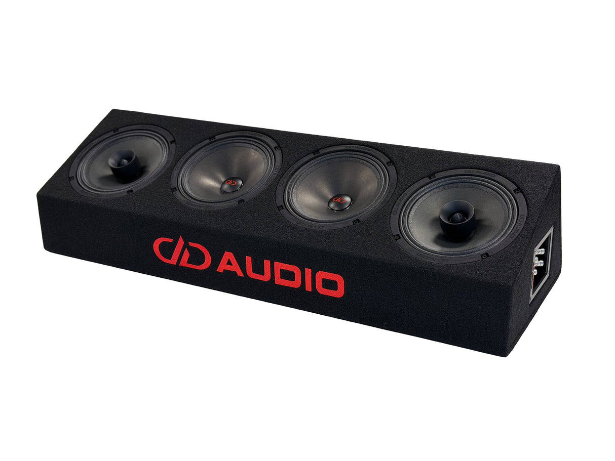 DD Audio LE-VO-MX208.4, 8" midbasar i färdigmonterad raggarplanka