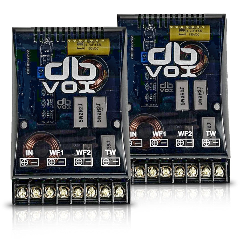2-pack dB 2vägsfilter v2