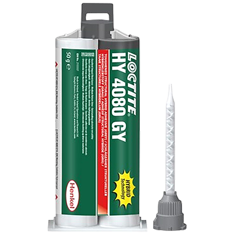 Loctite HY 4080 GY – Strukturellt Snabblim med Hög Styrka & Slagtålighet för Metall, Plast & Kompositmaterial