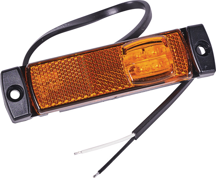 EuroPart LED-sidomarkeringsljus med Reflex Orange 12-24V