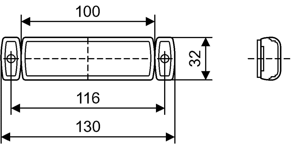 LED-positionsljus VIT HELLA