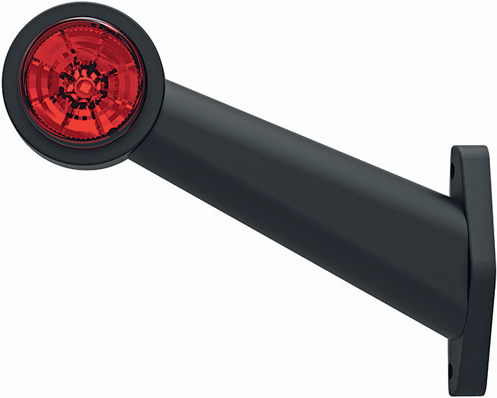 EUROPART LED-breddmarkeringslykta EÖD/VIT 12-36V HÖGER 195x145x45 MM