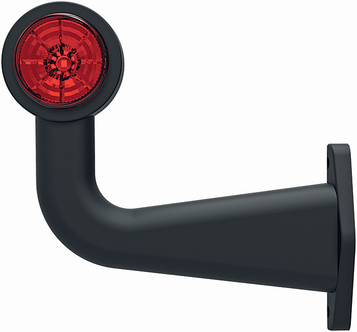 EUROPART LED-breddmarkeringslykta röd/vit 12-36V VÄNSTER