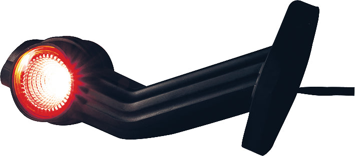 EUROPART LED-breddmarkeringslykta 24V HÖGER, positionsljus, bakljus och sidomarkeringsljus