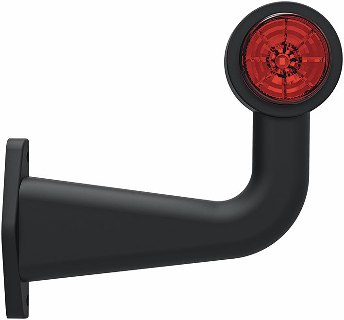 EUROPART LED-breddmarkeringslykta röd/vit 12-36V HÖGER