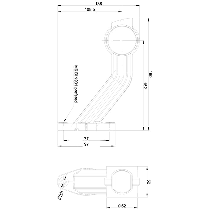 EUROPART LED-breddmarkeringslykta 24V VÄNSTER, positionsljus, bakljus och sidomarkeringsljus