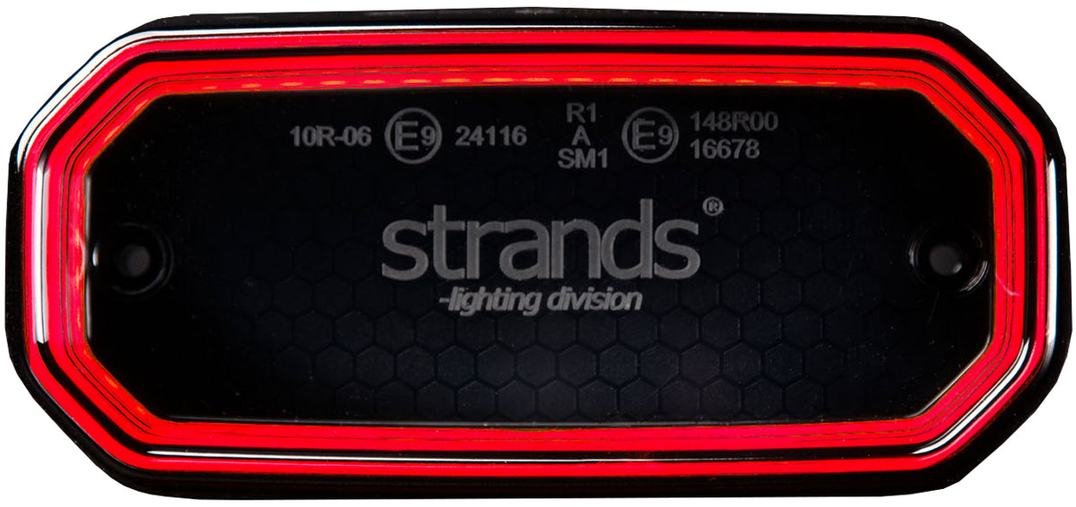 Strands For9T Scale Rött Positionsljus