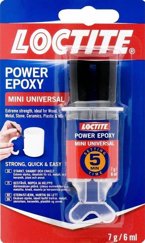Loctite Power Epoxy Universal – Transparent 2-Komponentsspruta