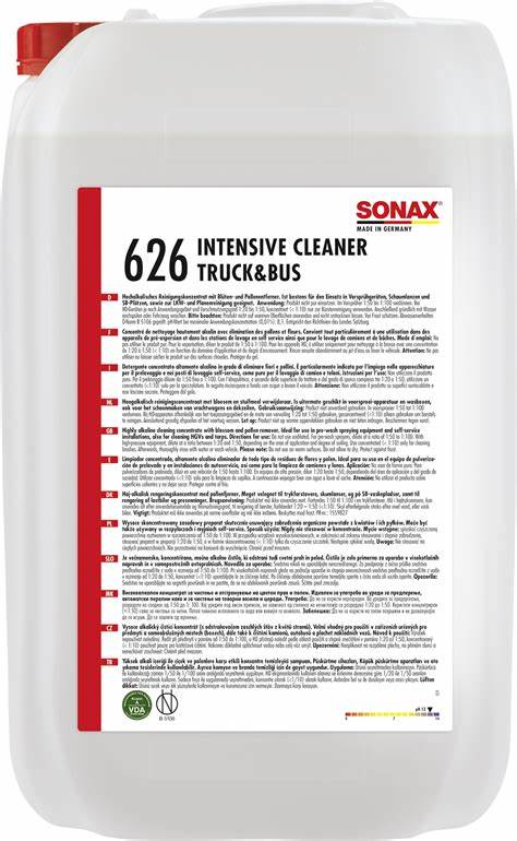 Sonax Super 626 Intensive Cleaner 10L – Alkaliskt rengöringskoncentrat för grov smuts