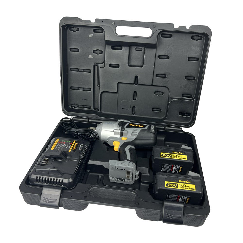 Durofix Mutterdragare 3/4" 20V – Kraftpaket med 1450 Nm, 2 batterier och väska