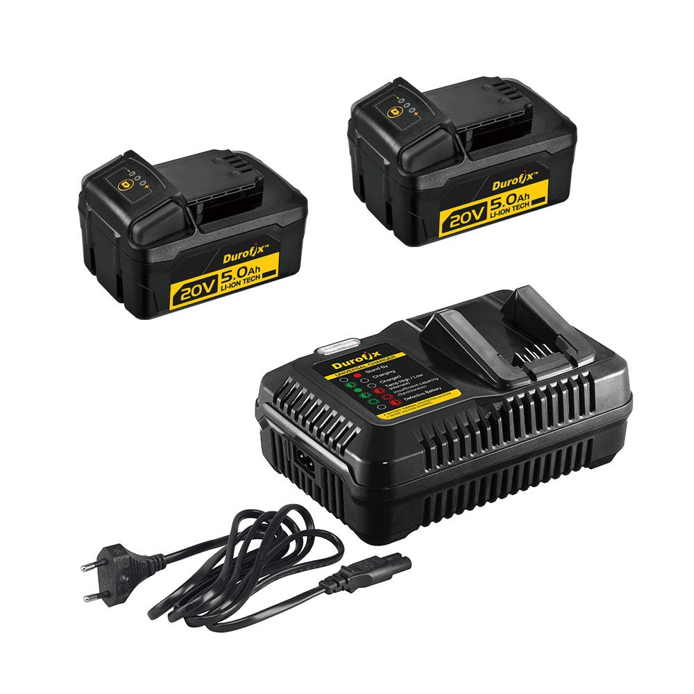 Durofix Mutterdragare 1/2" 20V – Kraftpaket med 1350 Nm, 2 batterier och väska
