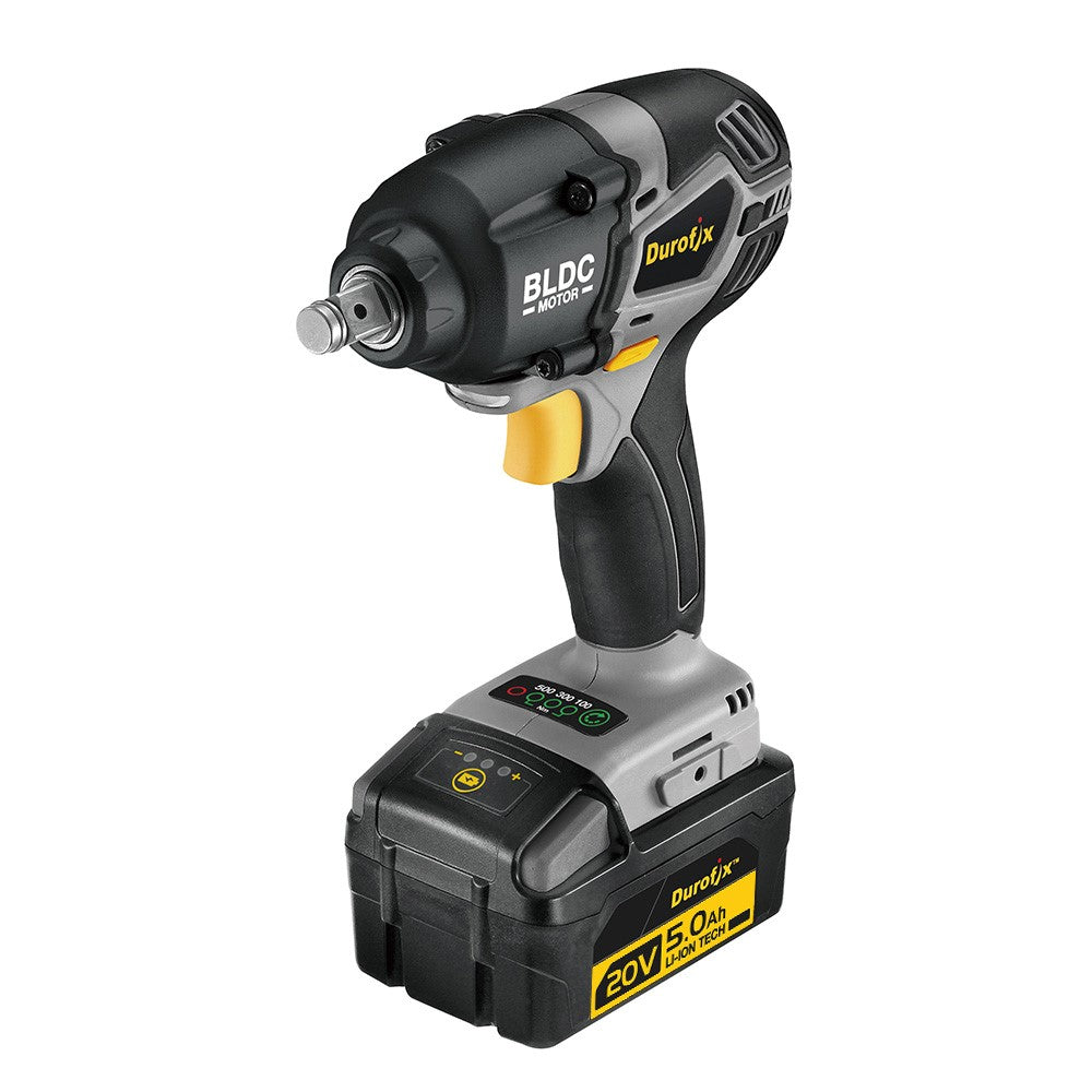 Durofix Mutterdragare 1/2" 20V – Komplett kit med 2 batterier och väska